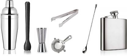 Dynore 7 Pcs Bartender Martini Kit set 7 - Piece Bar Set