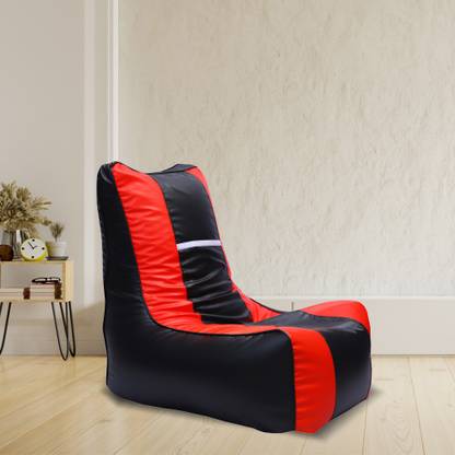 THREADVIBELIVING Jumbo Chair Bean Bag Cover  (Without Beans)