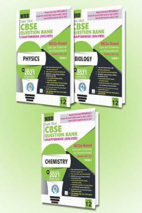 MBD Sure Shot CBSE Question Bank Class 12 (Set Of 3 Books)-Phy, Che, Bio