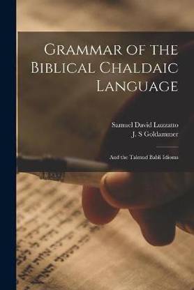 Grammar of the Biblical Chaldaic Language