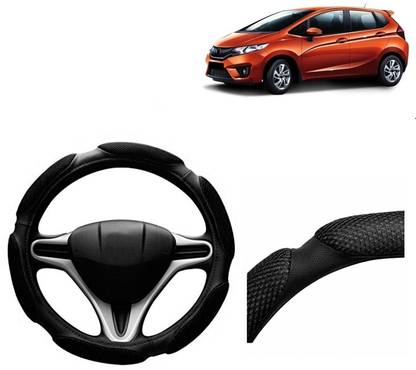 VOCADO Hand Stiched Steering Cover For Honda Jazz