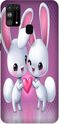 itrusto Back Cover for SAMSUNG Galaxy M31 , SAMSUNG Galaxy M31 Cute Rabbits BACK COVER