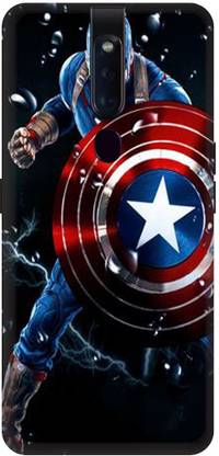 itrusto Back Cover for OPPO F11 Pro , OPPO F11 Pro Captain America BACK COVER