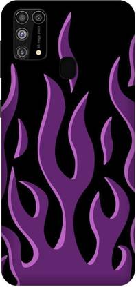 itrusto Back Cover for SAMSUNG Galaxy M31 , SAMSUNG Galaxy M31 Purple Flame BACK COVER