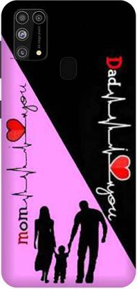 itrusto Back Cover for SAMSUNG Galaxy M31 , SAMSUNG Galaxy M31 MOM DAD BACK COVER