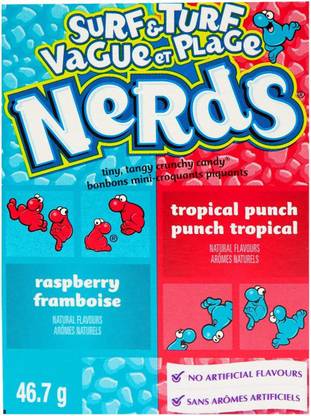 NERDS Wonka Tropical Punch & Raspberry resberry, punch Chewing Gum