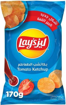 Lay's Tomato Ketchup Imported 170gms Chips