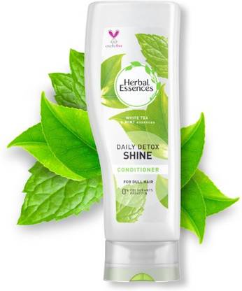 Herbal Essences Daily Detox Shine Conditioner For Dull Hair With White Tea & Mint Essences