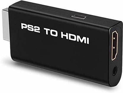 PSS PS2 to HDMI Converter, Video Converter PS2 to HDMI Converter with 3.5mm Audio Output for HDTV HDMI Monitor Supports All PS2 Display Modes  Gaming Accessory Kit