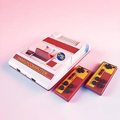 PSS Retro Game Console Mario/Contra, Built in 1000 Games, Classic Video Game Console, with 2 Wirelless Classic Controllers, HDMI Output Plug and Play Games Console, Ideal Gift for Kids 30 GB with 1000