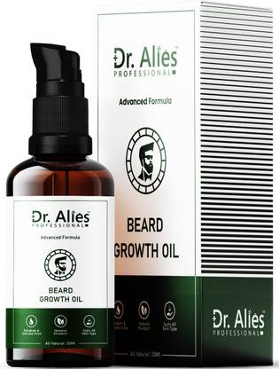 Dr. Alies Professional Premium Beard Growth Oil for Strong and Healthy Beard Growth - No SLS, No Paraben Hair Oil (30 ml) Hair Oil