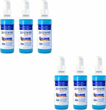 zermero Advance Alcohol Based Hand sanitizer 100ml Bottle Combo Pack |  Bottle (100ml x 6pcs) Hand Sanitizer Bottle