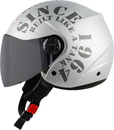 Steelbird SB-02 Tank Open Face ISI Certified Graphic Helmet Motorbike Helmet