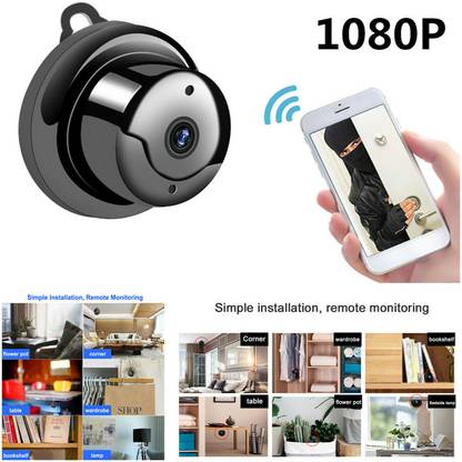 CTRZQ Smart Surveillance Camera for Home Small Security Camera, with Motion Detection Security Camera
