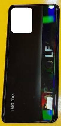 AL AMAZING STORE Realme 8 Black Back Panel