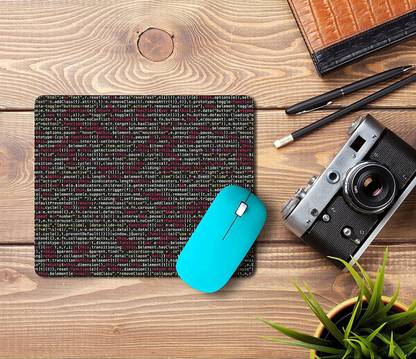 ZORI Blackboard Coding Theme Gaming Mouse Pad for Computer Laptop PC | Work from Home/Office | Elegant Look | Anti-Skid, Anti-Slip, Rubber Base Non Slip Base Mousepad