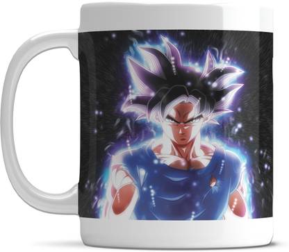 Shieldsmore Dragon Ball Z Goku Printed Ceramic 325 ML White… Ceramic Coffee Mug