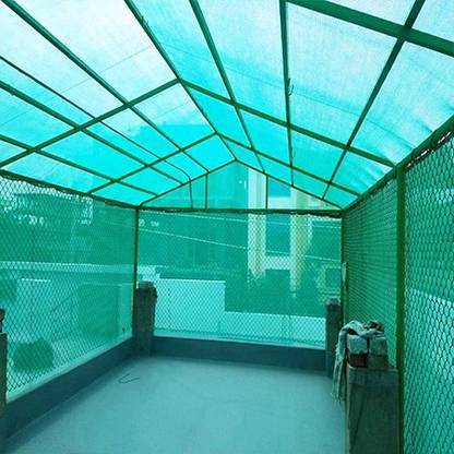 unitechpacks Green shade net 6ft x 164ft- 75 percent 100% virgin HDPE material and higher degree of UV stabilization Portable Green House