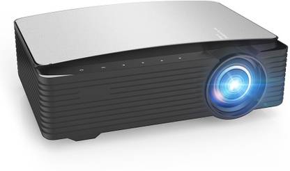 Aao YG650 Full hd Projector 1080p for Home, Smart Projector 4k WiFi Bluetooth 1GB RAM 8GB Memory 4D Correction Electronic Focus Compatible with TV Stick, Set Top Box, HDMI, USB, Laptop (7000 lm / 2 Speaker / Wireless / Remote Controller) Portable Projector