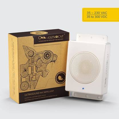 GIZMOCAT GC_AC-DC-2nd gen Ultrasonic Rodent Repellant