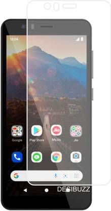 DESIBUZZ Tempered Glass Guard for Jio Phone Next, {Flexible}