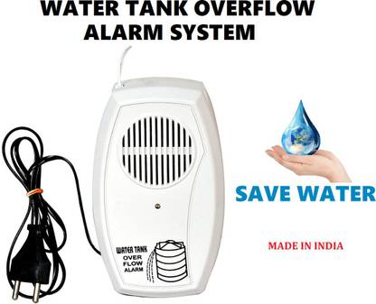 AIMERS Automatic Water Tank Overflow Alarm Bell with Multi Voice Announcement- Hindi and English Language Wired Sensor Security System