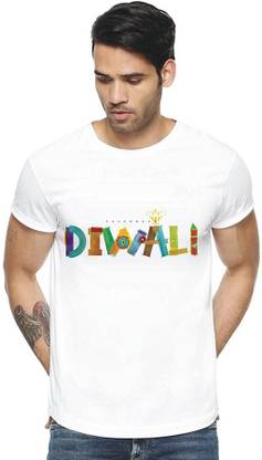 Copy and Print Store Typography Men White T-Shirt