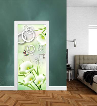 imbue 198.12 cm Door / Fride Vinyl Sticker Self Adhesive Sticker