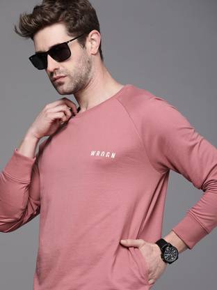 WROGN Full Sleeve Solid Men Sweatshirt
