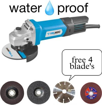 Velmoc VAG4-1000 watarproof grinder Angle Grinder
