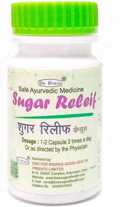 DR BISWAS Sugar Relief Capsule (Pack of 2)