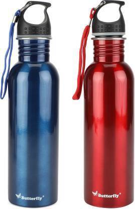 Butterfly 750 ml Steel Bottle