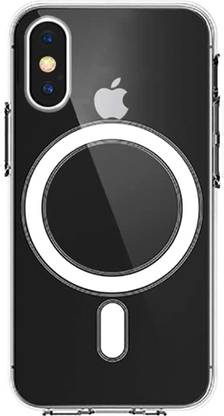LIRAMARK Back Cover for Apple iPhone X/XS, Magnetic Protective Clear Case Compatible with Magsafe