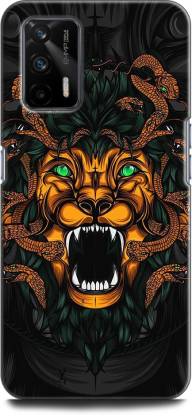 WallCraft Back Cover for Realme GT 5G, RMX2202 LION, THE KING OF JUNGAL, LION FACE, ABSTRACT ART, TEXTURE