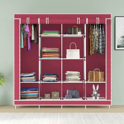 octavic Carbon Steel Collapsible Wardrobe