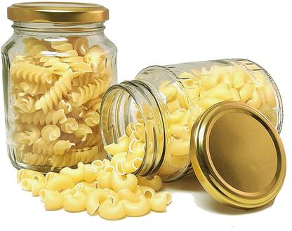 vetreo Glass Grocery Container  - 400 ml