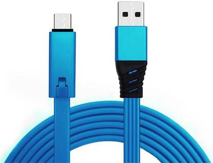 Thermobeans Micro USB Cable 2 A 1.5 m Smart RENEWABLE Type B Charging Cable (Blue)