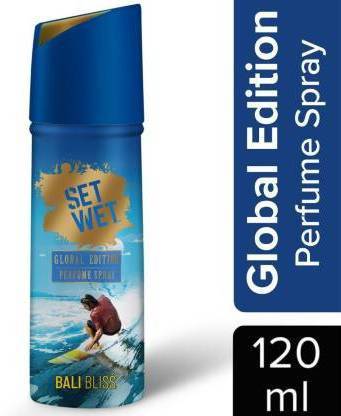 SET WET Bali Bliss Global Edition Perfume 120 ML Body Spray  -  For Men & Women