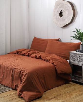 Ravaiyaa - Attitude Is Everything Cotton Single Flat 250 TC Solid Bedsheet