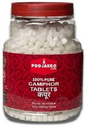 POOJAKRO.COM Camphor Tablets 1 Kg for Kapur dani, Puja, Aarti, Electric Diffusers