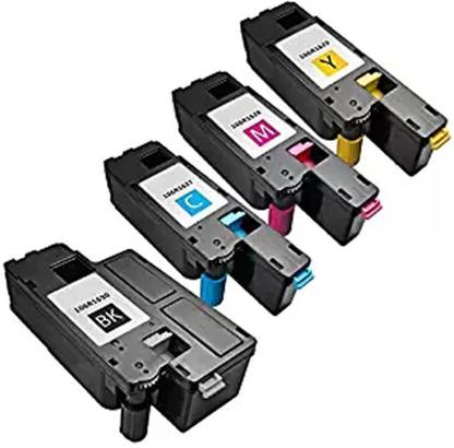FINEJET Toner Cartridge use for in Xerox Phaser 6000 / 6010 / 6015 (pack of 4) Black + Tri Color Combo Pack Ink Cartridge