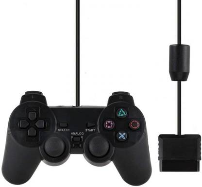 gamnik PLAYSTATION 2 Wired Controller Compatible with PS-2 Console, Black Remote Gamepad with 2.2M Cable  Joystick