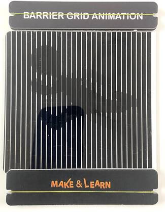 MakeAndLearn Optical Animations 3 Activities in 1 Box Thaumatrope Zoetrope and Barrier Grid Science based DIY Activity Kit for Age 10+
