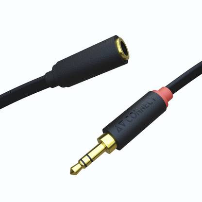 AV Connect 3.5mm jack TRRS to TRS adaptor for microphone Cable