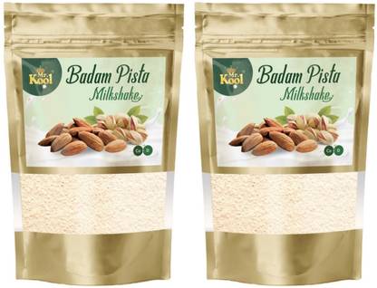 Mr.Kool Badam Pista Flavor Milkshake Powder |Badam Pista Milk Drink Mix 100g | Pack Of 2 | 200g Combo |