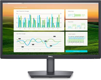 DELL E-Series 55.88 cm (22 inch) Full HD LED Backlit VA Panel with Height Adjustable Stand, Inbuilt Speakers Monitor (E2222HS)