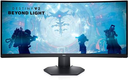 DELL S-Series 85.85 cm (33.8 inch) Curved WQHD LED Backlit VA Panel Gaming Monitor (S3422DWG)