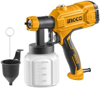 INGCO 450W Floor Based Electric Paint Spray Gun SPG3508 for home, garden and metal paint use HVLP Sprayer