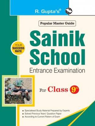 Sainik School Entrance Exam Guide For (9th) Class IX