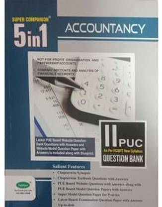5 In 1 2nd PUC Accountancy Question Bank